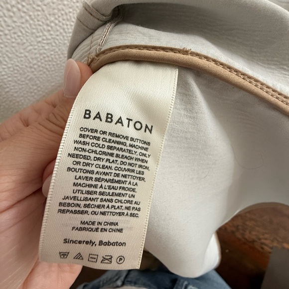 Aritzia Bavarian Camel Leather Oversized Shirt Jacket - Picture 3 of 4